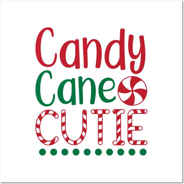 Candy Cane Cutie Wall Art by Ombre Dreams